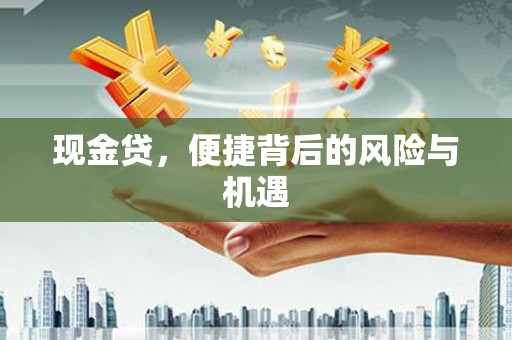 德江现金贷，便捷背后的风险与机遇