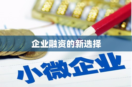 德江企业融资的新选择