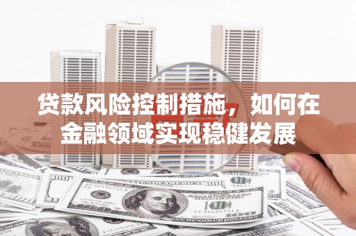 德江贷款风险控制措施，如何在金融领域实现稳健发展