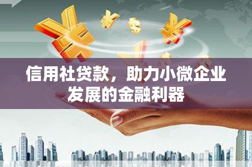 德江信用社贷款，助力小微企业发展的金融利器