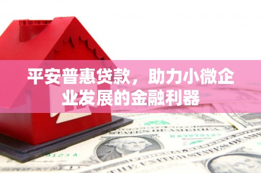 德江平安普惠贷款，助力小微企业发展的金融利器