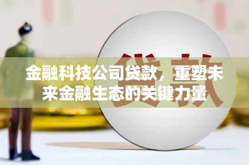 德江金融科技公司贷款，重塑未来金融生态的关键力量