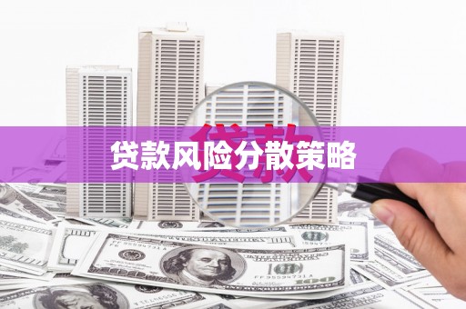 德江贷款风险分散策略