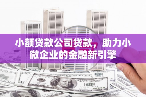 德江小额贷款公司贷款，助力小微企业的金融新引擎