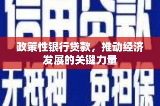 德江政策性银行贷款，推动经济发展的关键力量