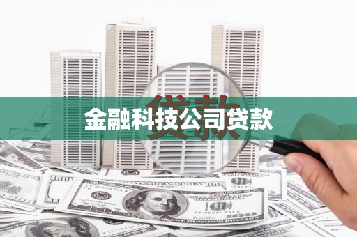 德江金融科技公司贷款