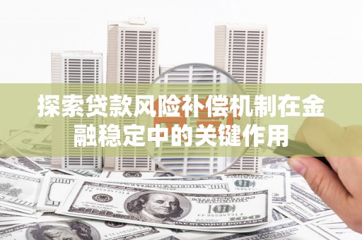 德江探索贷款风险补偿机制在金融稳定中的关键作用