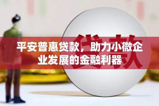 德江平安普惠贷款，助力小微企业发展的金融利器