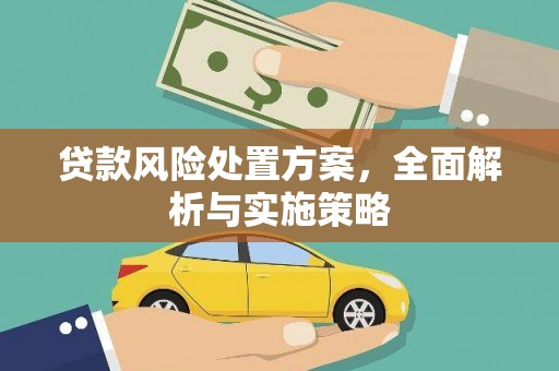 德江贷款风险处置方案，全面解析与实施策略